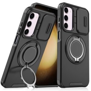 Sliding Camshield Ring Holder Phone Case, For Samsung Galaxy S23 5G
