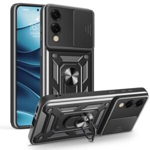 Sliding Camera Cover Design TPU+PC Phone Case, For Samsung Galaxy S25 Edge 5G