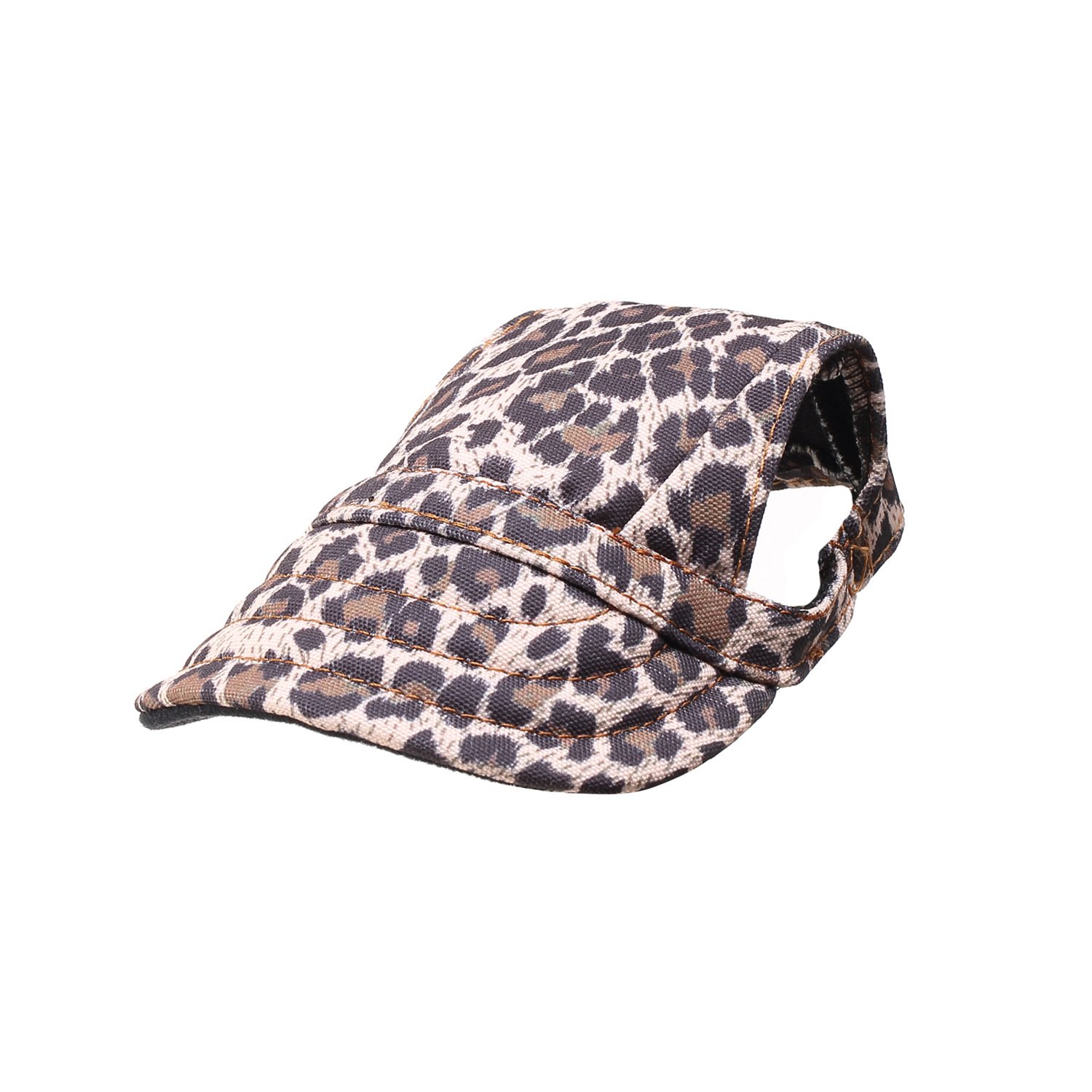 Leopard print baseball cap