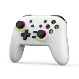 Wireless Bluetooth Somatosensory Vibration Gamepad for Nintendo Switch/Switch PRO, White