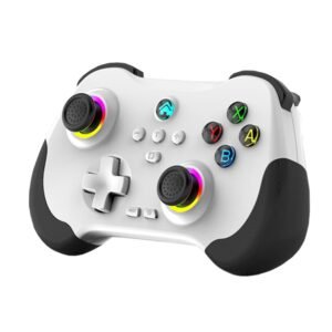 Z01 Wireless Gaming Vortex Dual Hall Body Grip For Switch / PS3 / PS4 / Adroid / IOS, White, blac...