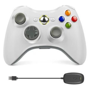 Wireless Controller For Microsoft Xbox 360/ 360Slim/ 360E for Windows 11/10/8/7